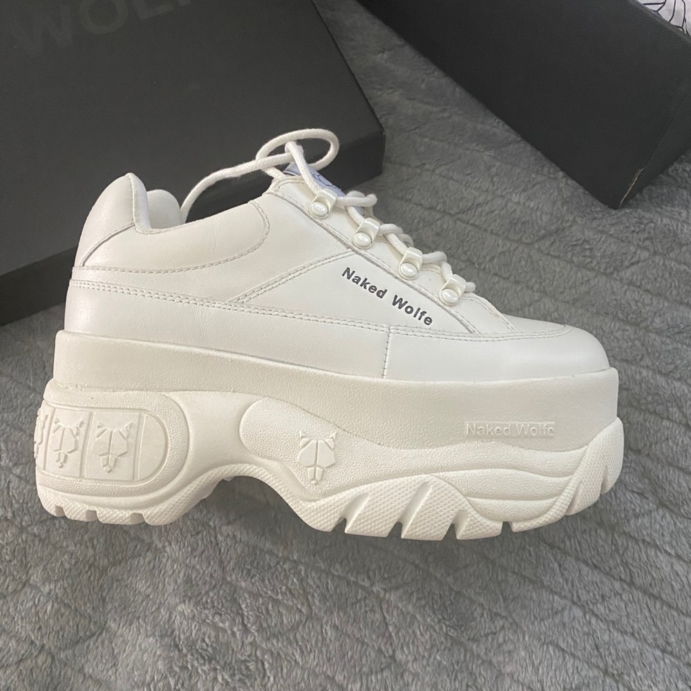 Naked Wolfe - SPORTY WHITE LEATHER